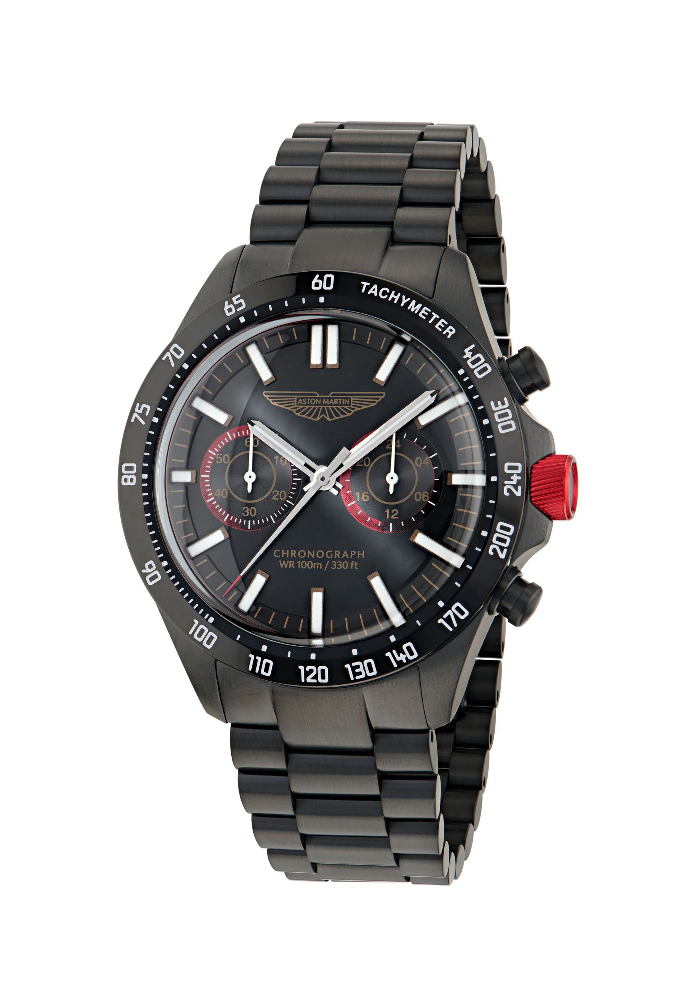 Aston Martin Analog Watch 'SPT' in Black