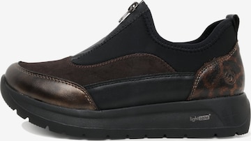 Sneaker bassa di REMONTE in marrone: frontale