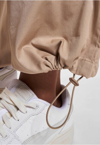 DEF Loosefit Cargobroek in Beige