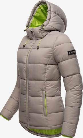 MARIKOO Winterjacke 'Leandraa' in Grau