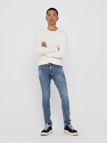 Only & Sons Slimfit Jeans 'Loom' in Blau