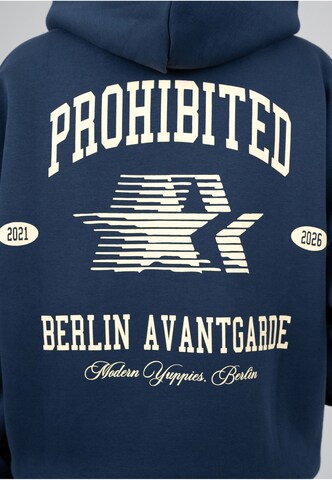 Prohibited Sweatshirt 'Berlin ' in Blau