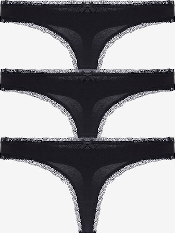 Dorina String in Black: front
