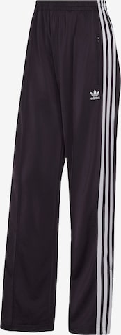 ADIDAS ORIGINALS Wide Leg Hose 'Firebird' in Schwarz: Vorderseite