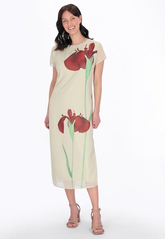 Usha - Vestido em bege: frente