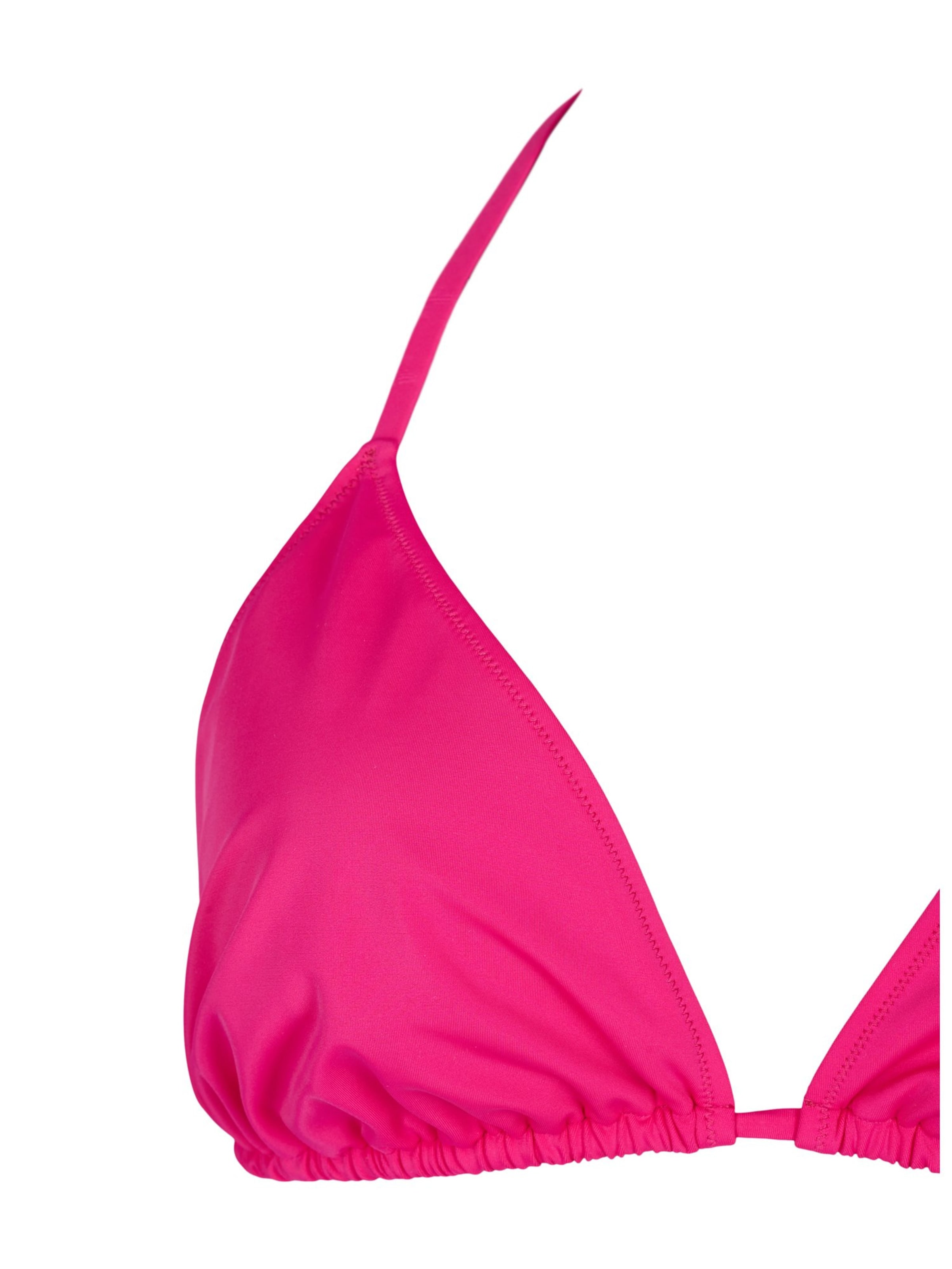 Swim by Zizzi Triangle Bikini top 'Smia' in Pink