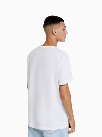 Bershka T-Shirt in Grau