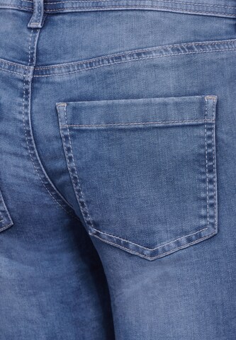 STREET ONE Slimfit Jeans in Blau