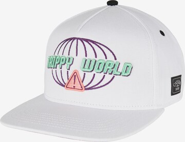 Casquette 'Trippy World' Cayler & Sons en blanc : devant