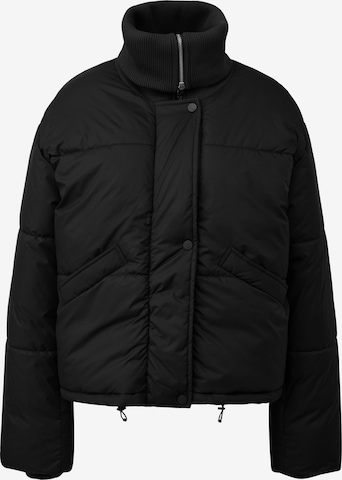 QS Jacke in Schwarz: Vorderseite