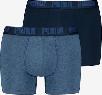 PUMA Boxershorts '2er Pack Everyday Basic Boxers' in Blau: Vorderseite