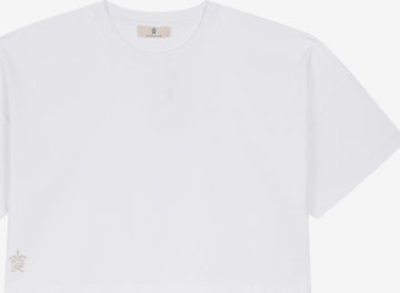 T-shirt 'Bloom' Pacifique Sud en blanc : devant