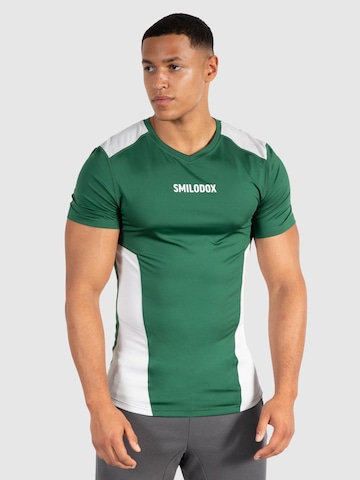 Smilodox Functioneel shirt 'Maison' in Groen: voorkant