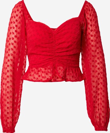 HOLLISTER Bluse in Rot: predná strana