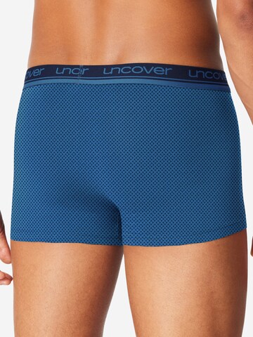 uncover by SCHIESSER Boxershorts 'Cotton' in Blauw
