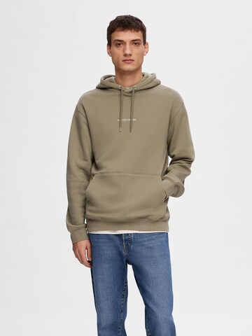 SELECTED HOMME Sweatshirt 'HANKIE' i grøn