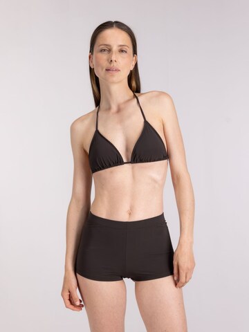 WALLIEN Triangle Bikini Top 'Triangle' in Brown