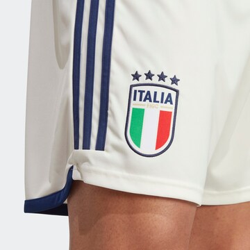 ADIDAS PERFORMANCE Normální Sportovní kalhoty 'Italy 23 Away' – bílá