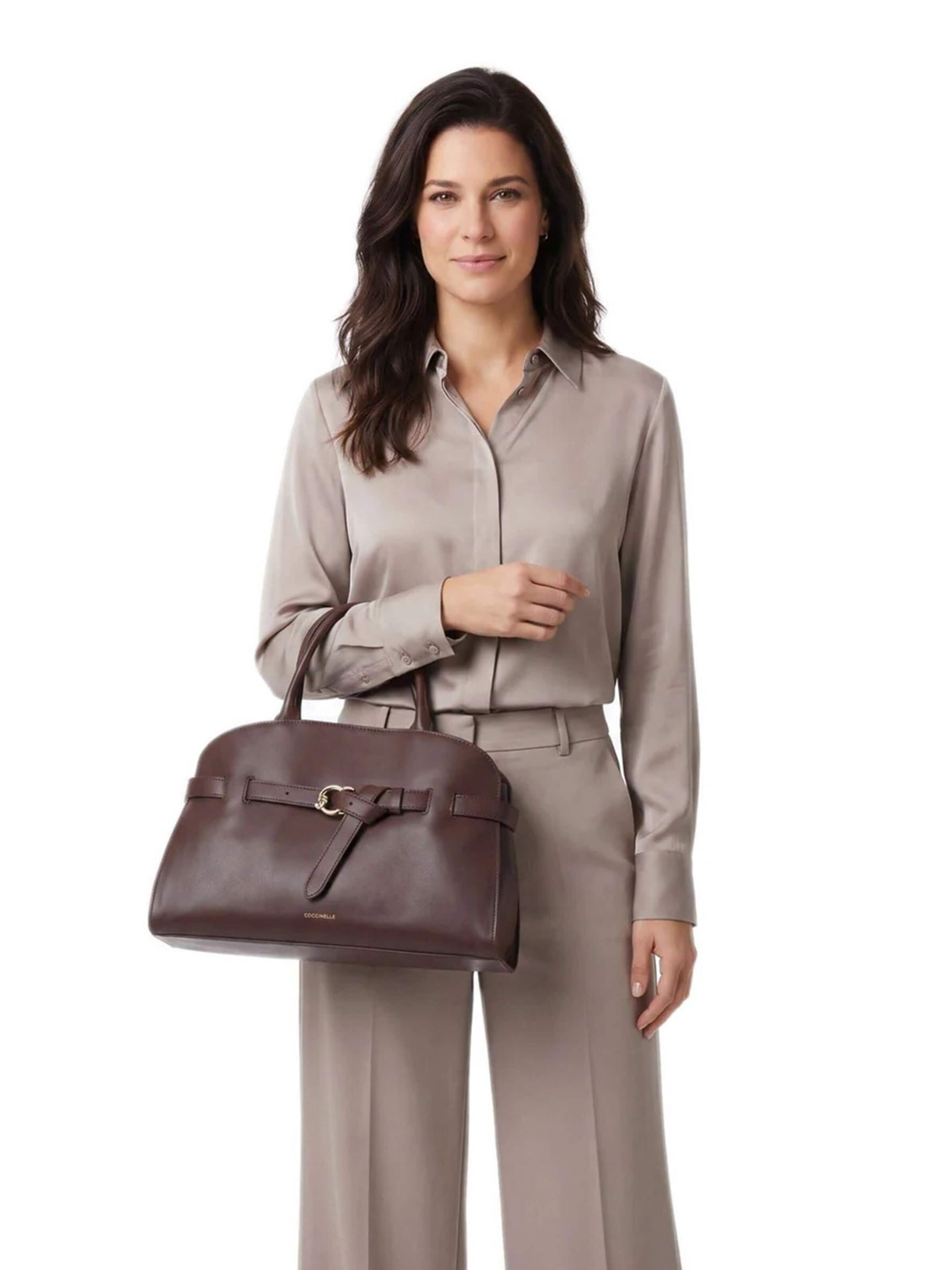 Borsa a mano 'Sabine Handbag' di Coccinelle in marrone