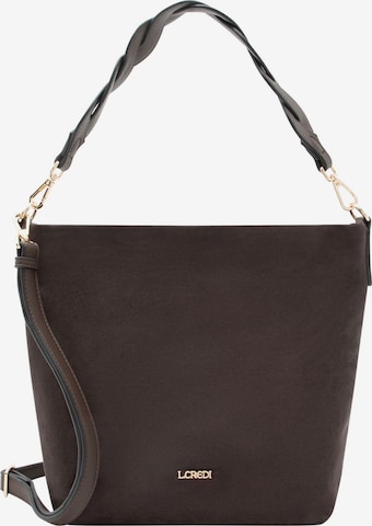 L.CREDI Schoudertas 'Resi' in Bruin: voorkant