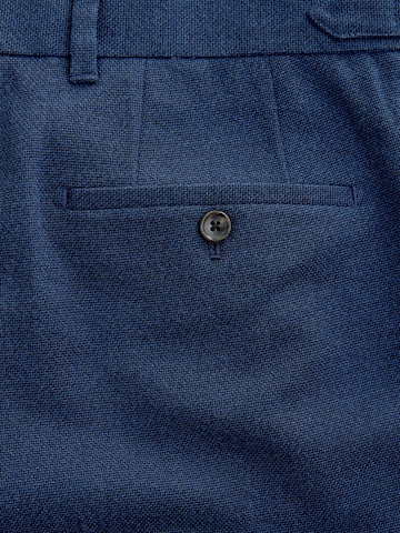 Next Slim fit Pleat-Front Pants in Blue