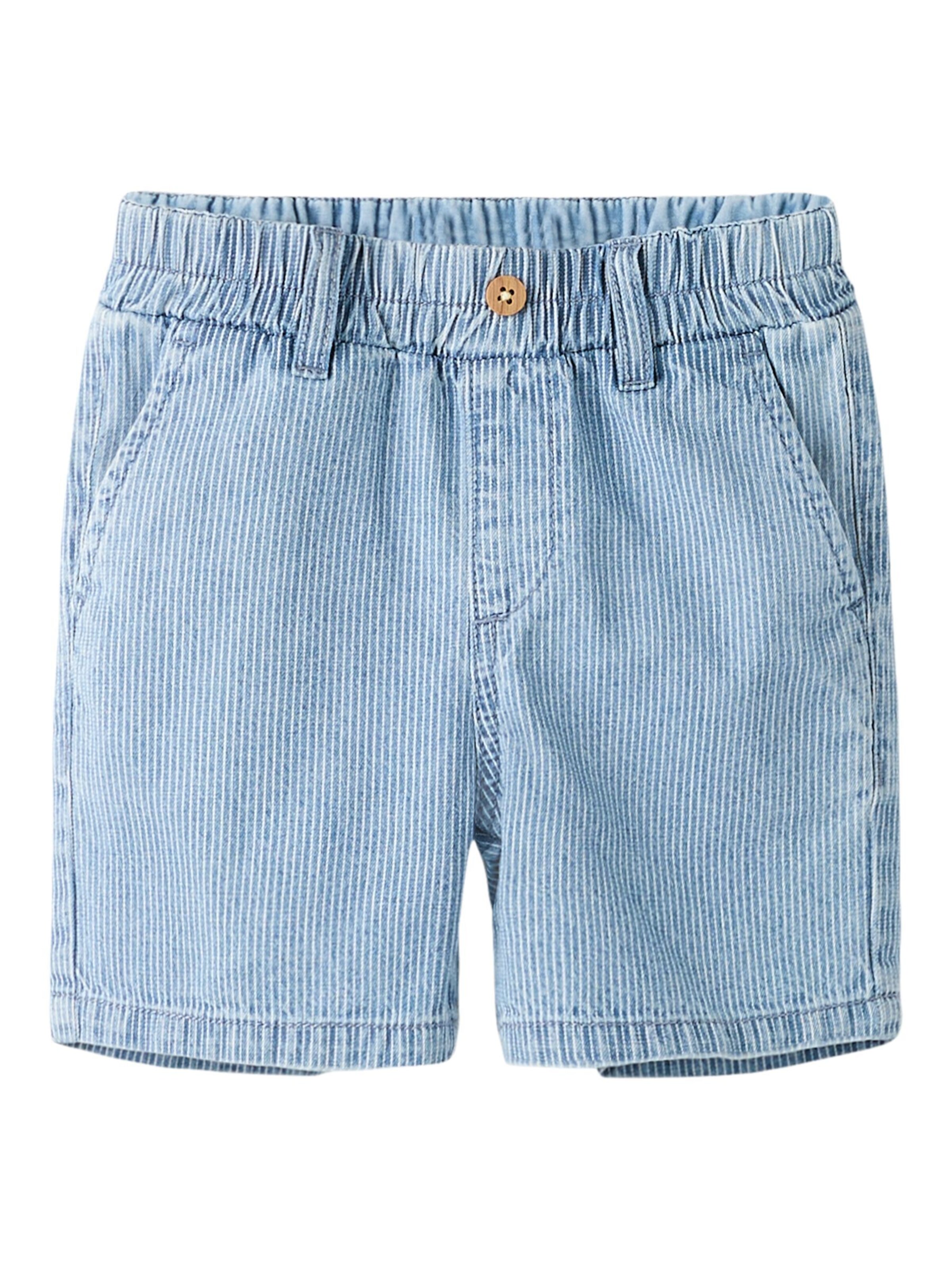 NAME IT Regular Pants in Blue: front