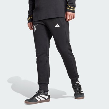 ADIDAS PERFORMANCE Tapered Trousers 'Jude Bellingham' in Black: front