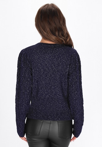 faina - Casaco de malha em azul