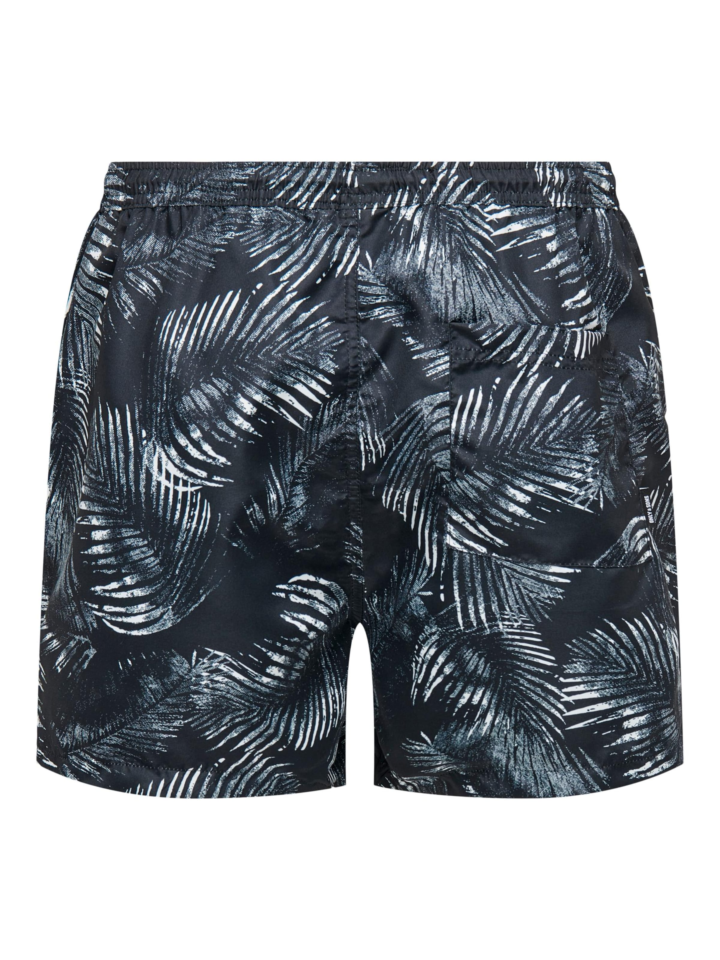 Only & Sons Шорти за плуване 'Ted' в синьо