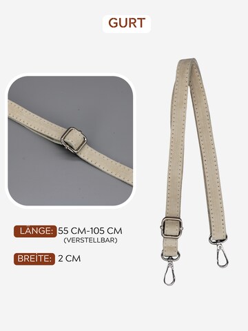 Brise Skuldertaske 'Afia Suede' i beige