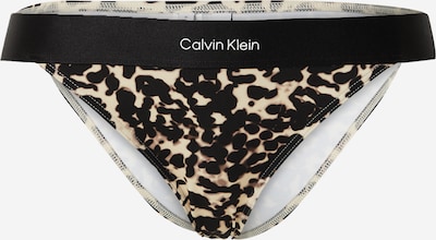 Calvin Klein Swimwear Bikinihose in beige / hellbraun / schwarz, Produktansicht