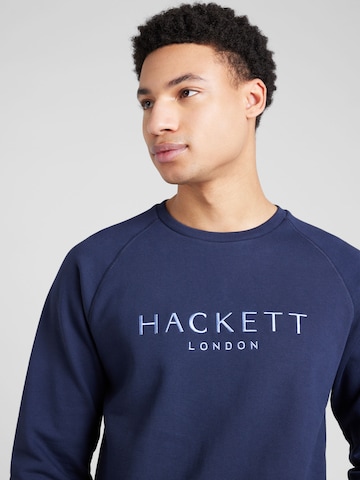 Hackett London Sweatshirt 'HERITAGE' i blå