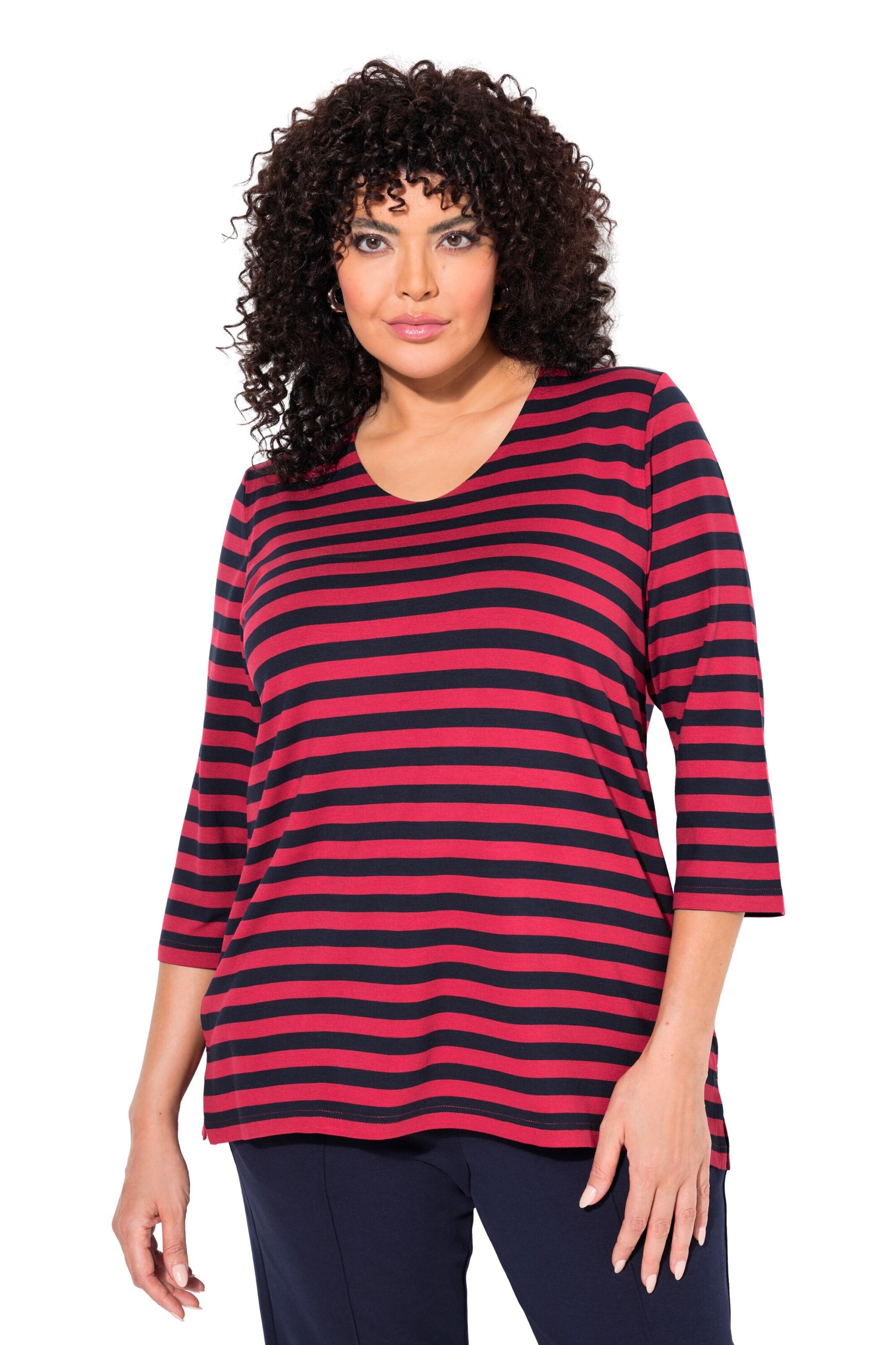 Ulla Popken Shirt in Blau: Vorderseite