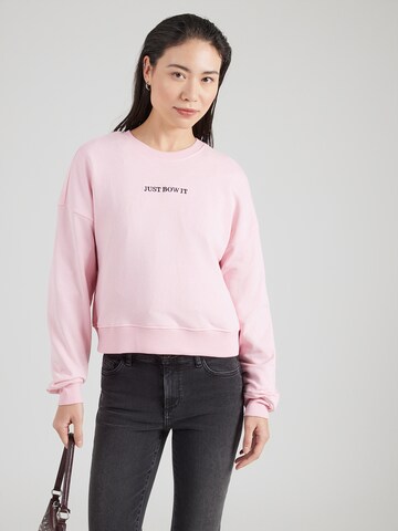 ONLY Μπλούζα φούτερ 'ONLVIV' σε ροζ: μπροστά