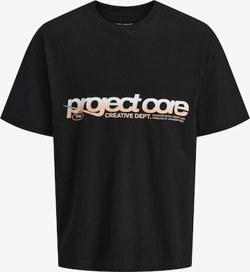 Jack & Jones Junior T-shirt 'JCOUnion Summer' i svart: framsida