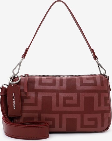 Borsa a tracolla 'Ilona' di Emily & Noah in rosso: frontale