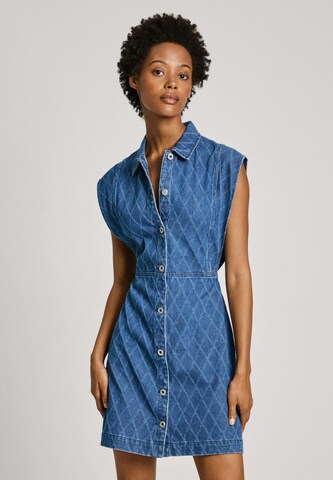 Pepe Jeans Shirt Dress 'CHEY' in Blue: front
