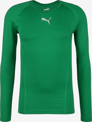 Base layer 'Liga' di PUMA in verde: frontale