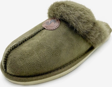 thies Slippers in Green: front