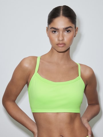 Next - Soutien Bustier Soutien de desporto em verde: frente