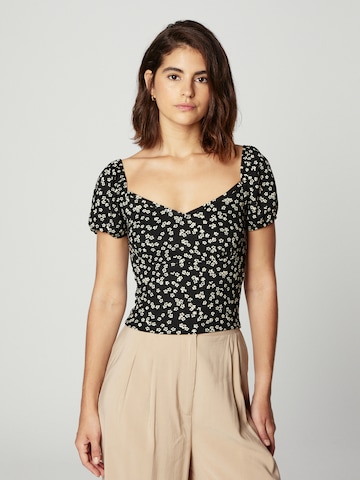 Guido Maria Kretschmer Women Shirt 'Georgia' in Zwart: voorkant