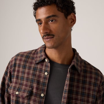 LEVI'S ® Regular fit Button Up Shirt 'JACKSONWORKER' in Brown