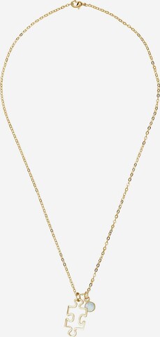 Gemshine Necklace in Gold: front