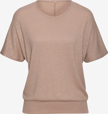 T-shirt VIVANCE en beige : devant