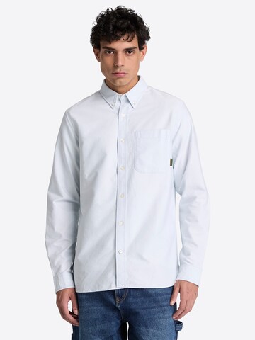 Tricou 'Solid Oxford' de la TIMBERLAND pe albastru: față