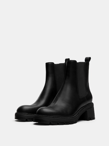 Pull&BearChelsea čizme - crna boja