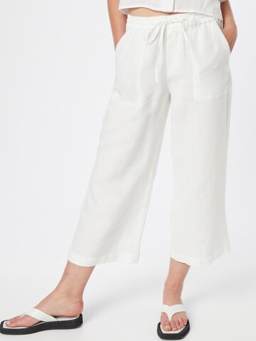 comma casual identity Wide leg Pants in White: front