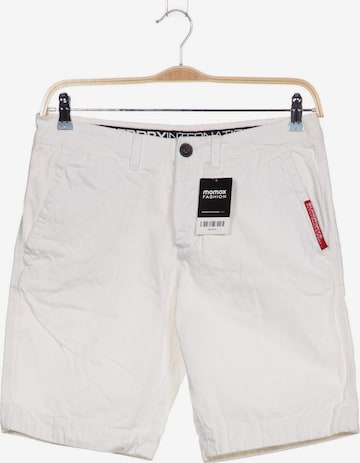 Superdry Shorts in 33 in White: front