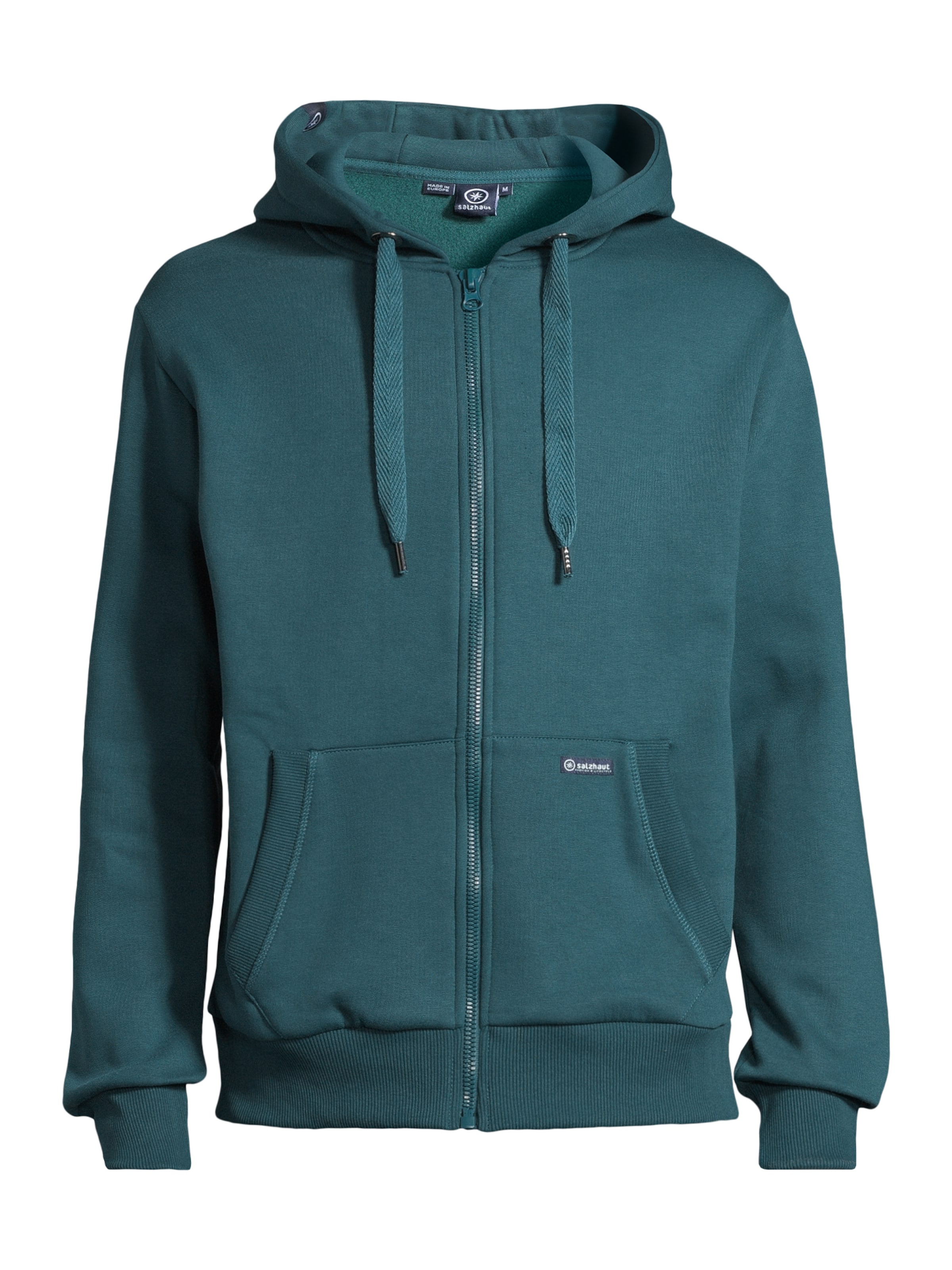 salzhaut Sweatvest 'BREKER' in Blauw: voorkant