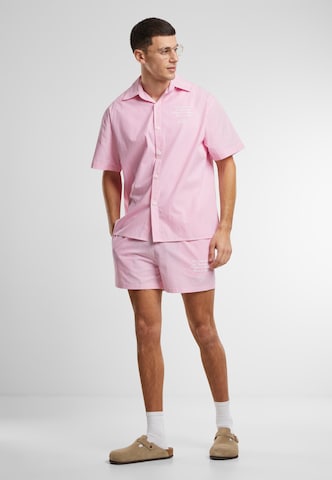 Another Cotton Lab Comfort fit Button Up Shirt in Pink